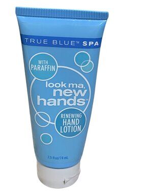 True Blue Spa Look Ma New Hands Renewing Hand Lotion 2.5 Oz With Paraffin